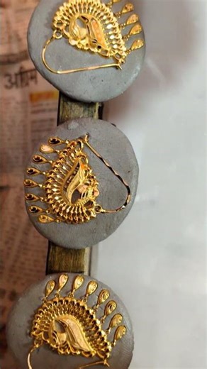 Traditional Gold Nath: Hand-Crafting Magic ✨​Making of Garhwali Nath |Traditional Jewelry#shortvideo