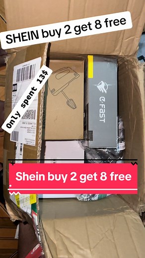 Shien buy 2 get 8 free haul #shienbuy2get8free #shien check comment for codes