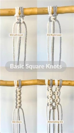 4 Square Knots Every Macramé Beginner Should Know