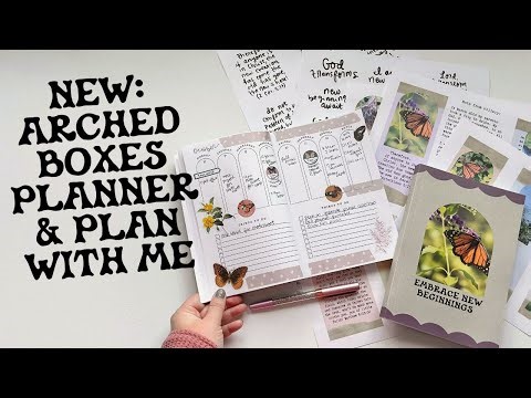 New: Arched Boxes Planner & Plan with Me | Creative Faith & Co.
