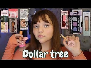 Trying A Full Face Using Only Dollar Tree Makeup! Is it worth it ?
