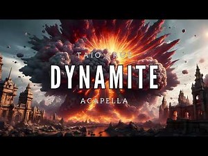 Taio Cruz - Dynamite (Studio Acapella)