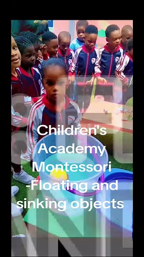 Children's Academy Montessori -Floating and sinking objects #float #sink #science #water #montessori #children #kids #nigeria #edostate #activelearning #benincity #pupils #student