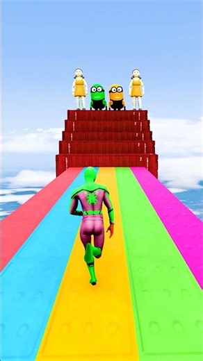 GTA 5 Epic Water Ragdolls | Spider-Man Jumps / Fails ep.15991 #shorts