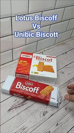 Lotus Biscoff Vs Unibic Biscott Honest Review 😍. #unibicbiscott #lotusbiscoff #biscoffbiscuits