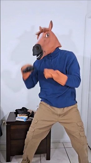 He horsed around and found out