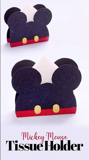 Want to Make a FUN DIY Mickey Mouse Tissue Holder