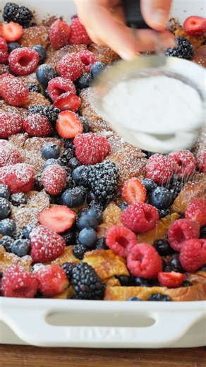 Make this for Christmas Morning. Croissant French Toast Casserole: https://natashaskitchen.com/croissant-french-toast-casserole/ | NatashasKitchen.com