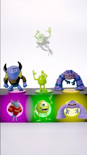 Satisfying with Unboxing Monsters, Inc Toy | ASMR Pixar Disney Compilation #short #toy #disney