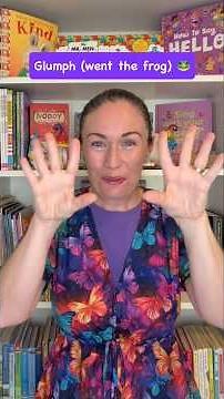 Glumph (went the frog) 🐸 #actionsongs #nurseryrhymes #frog #msamanda