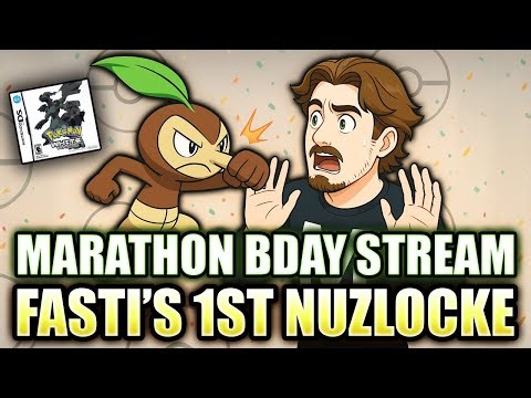 31st Birthday MARATHON Stream! Fasti's 1st Ever Nuzlocke (Pokémon White) + Charity Fundraiser 🎉