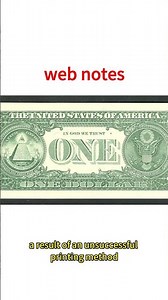 1988A, 1993, or 1995 $1 bills, Web Notes? Worth big money! #coin #banknotes #dollar #notes #bills