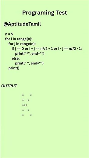Alphabet pattern printing program in python #coding #python #preparation #placementaptitude