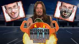 Jimmy shares a commercial he saw for a Halloween sale at a store that sells manly masks for tough guys called Masculine Man Masks. | The Tonight Show Starring Jimmy Fallon