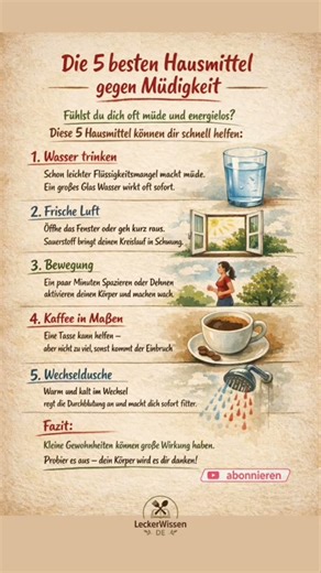 Diese 5 einfachen Tricks gegen Müdigkeit wirken sofort!
