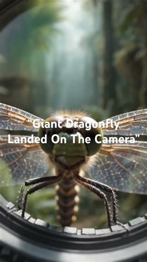 Giant Dragonfly Lands on the Camera Lens | A Surprising Close Encounter 🪶📷‪@wildlifeLensTV‬