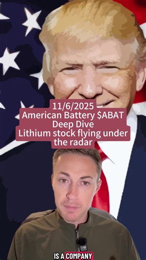 American Battery Technology Company ($ABAT) is building a full closed-loop supply chain for lithium, nickel, and cobalt right here in the U.S. Competitors are Litihium Americas Corporation ($LAC) and Solid Power Inc. ($SLDP) But there’s a catch — crazy growth, wild valuation, and massive dilution risk. Watch this before touching the stock. #lithium #criticalminerals #rareearthminerals #stockstowatch #stockanalysis #saccofinancial