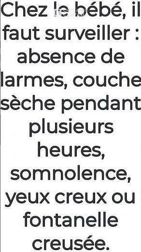 Déshydratation : les signes qui doivent alerter
