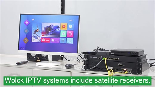 Wolck 4K Digital TV 16 24 HD Video RF CATV DVBC DVBT ISDBT DVB S2 Encoder Modulator