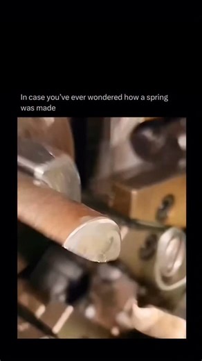 DecodingEverything on Instagram: "You NEED to follow us to learn something NEW everyday 🤖🤯 A spring is made by first selecting a suitable material, typically steel or stainless steel, and drawing it into a thinner wire. The wire is then coiled into the desired shape using a machine, and heat-treated to harden and improve its flexibility. Afterward, the spring may be polished or coated for protection. Finally, it undergoes testing to ensure it meets the required strength and performance standar