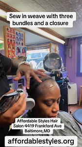 21K views · 297 reactions | Sew in weave by Consquilla Affordable Styles Hair Salon 4419 Frankford Ave Baltimore,MD . Visit www.affordablestyles.org #sewing #mybmore #closuresewin #baltimorehairstylist | Affordable Styles Hair Salon | Facebook