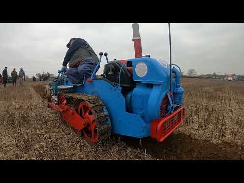 1953 Ransomes MG6 Crawler 0.6 Litre 1-Cyl Petrol Tractor (8 HP) with Ransomes Plough