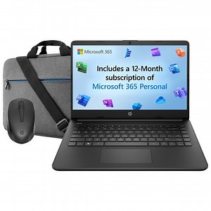 Buy HP 14s-dq0011na 14in Pentium 4GB 128GB Laptop Bundle | Laptops | Argos