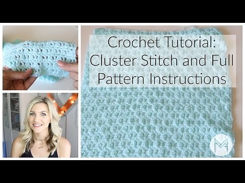Crochet Cluster Stitch Lovey Tutorial | Collab with Bella Coco