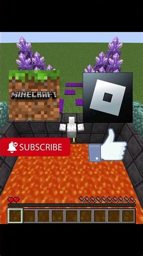 Which Mob Survives the Lava Pit? 🔥 #minecraft #shorts