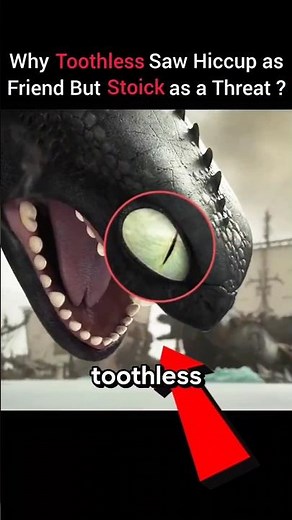 Why Toothless Didn’t Kill Hiccup like His Father in how to train your dragon ? #shorts