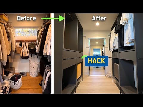 IKEA AURDAL Installation & Drawer Hack vs PAX | Assembly, Organize | DIY Closet Makeover on Budget