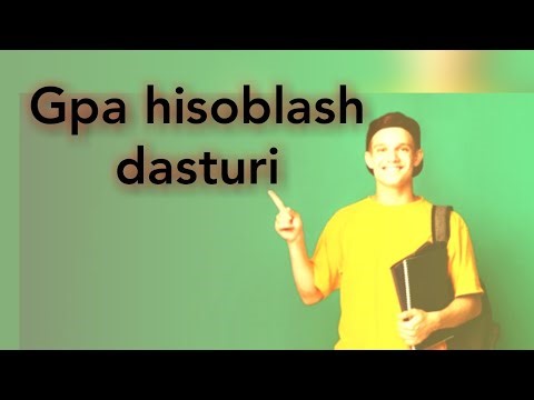 GPA HISOBLASH DASTURI (PYTHONDA)