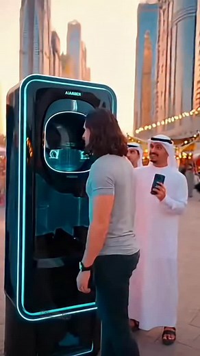 Dubai AI Barber Machine Cuts Hair in Seconds 😳🤖✂️ “That’s Cool!” #dubai #ai #fyp #future | Mohammad Apu