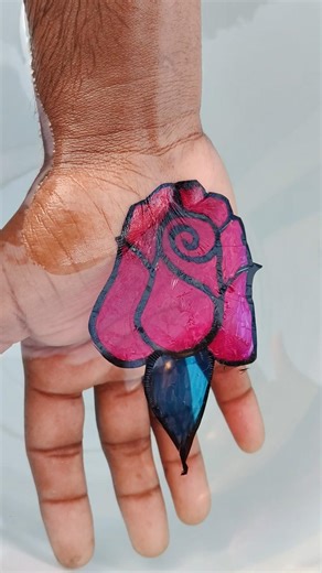 Wow 😲 Amazing 😍 Rose 🌹 drawing on hand #trending #art #viral #shorts