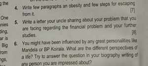 Write few paragraphs an obesity and few steps for escaping from... | Filo