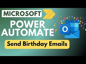 Power Automate: Send employee birthday emails using google sheet