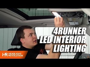 How to replace the Toyota 4Runner interior ceiling light bulb
