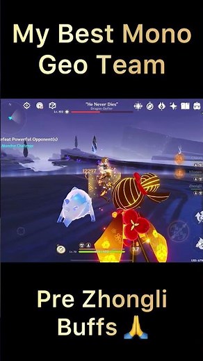 Mono Geo = Style Points. #genshinimpact