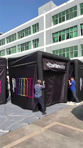 Real Shot! Multiple Inflatable Tent Displayed, Eye-Catching for Brand Events#inflatable
