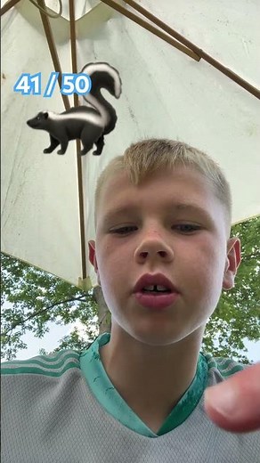 Can we make the skunk fart? ￼