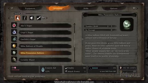 Divine Confetti | Sekiro Shadows Die Twice Wiki