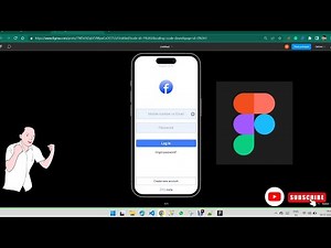 Create Facebook Login Page in Figma | UI/UX Design using Figma tool | #figma design ui/ux tutorial