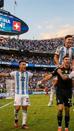 Argentina vs Switzerland FIFA World Cup 2026 Argentina win3-1
