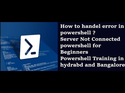 Powershell For Beginners | JOYATRES TECHNOLOGY