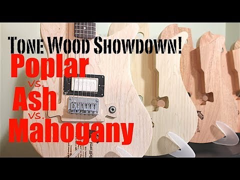 Tone Wood Tester: Poplar, Ash and Mahogany