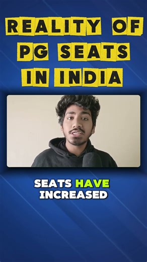 Reality of PG seats in India ! #facts #india #neetpg #pg