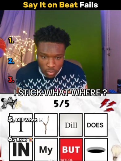 Ranking Say It on Beat Fails #ranking #top5 #SayItOnBeat #FunnyVideos #viral