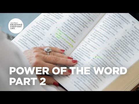 Power of the Word - Part 2 | Joyce Meyer | Enjoying Everyday Life