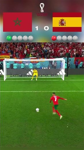 One Penalty Shocked the World 😮 Morocco vs Spain | World Cup Penalty Shootout