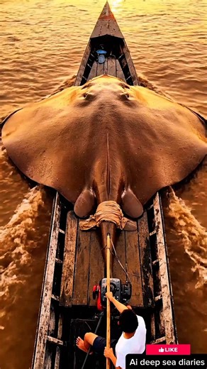 The 1,300lb River Monster & The Truth About the Blobfish! 🐡 ​#Blobfish #Stingray #DeepSea #Shorts